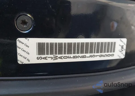 2011 Jaguar Xf из США, поврежденный, VIN SAJWA0FB2BLS19500